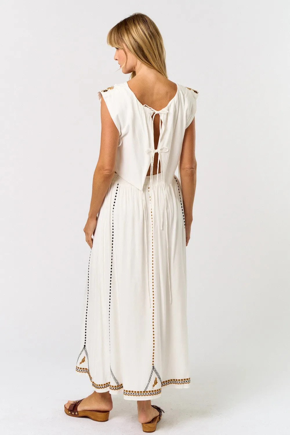 The Enara Embellished Top + Skirt Set - Sold Separately sold by Thread & Seed product image thumbnail 4