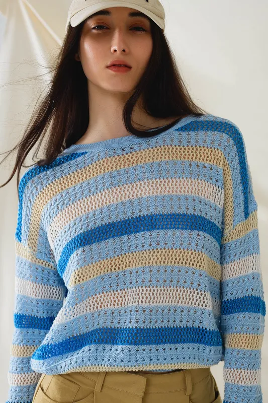 The Roxy Striped Sweater sold by Thread & Seed