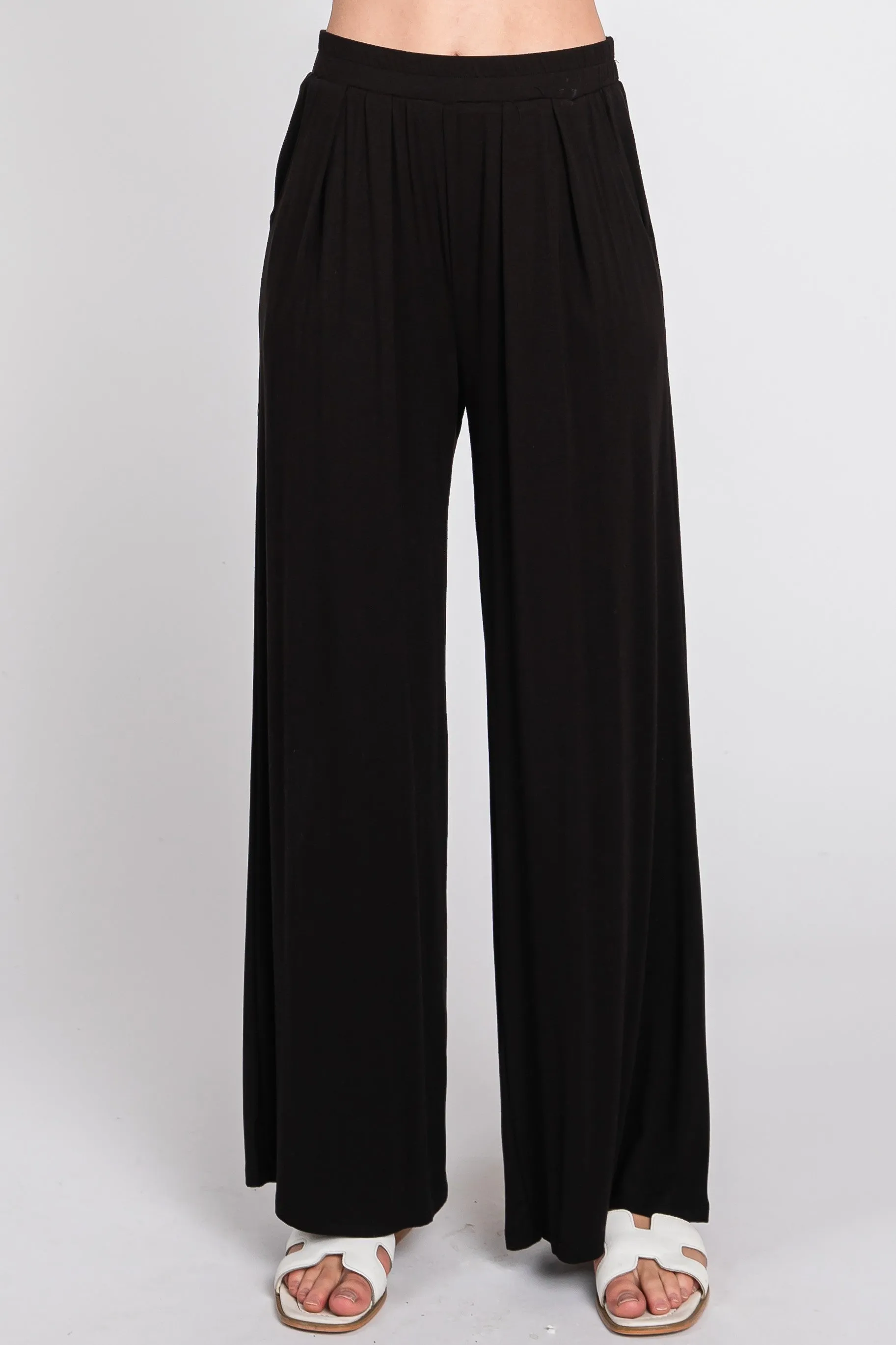 The Kenz Black Modal Top + Pant Set - Sold Separately sold by Thread & Seed product image thumbnail 4