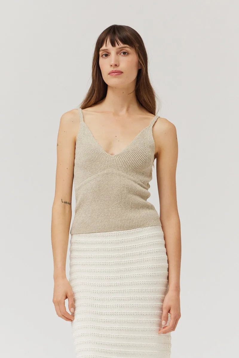 The Juni Thyme Crop Knit Top sold by Thread & Seed