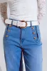 The Taylor Light Blue Wide Leg Jeans sold by Thread & Seed