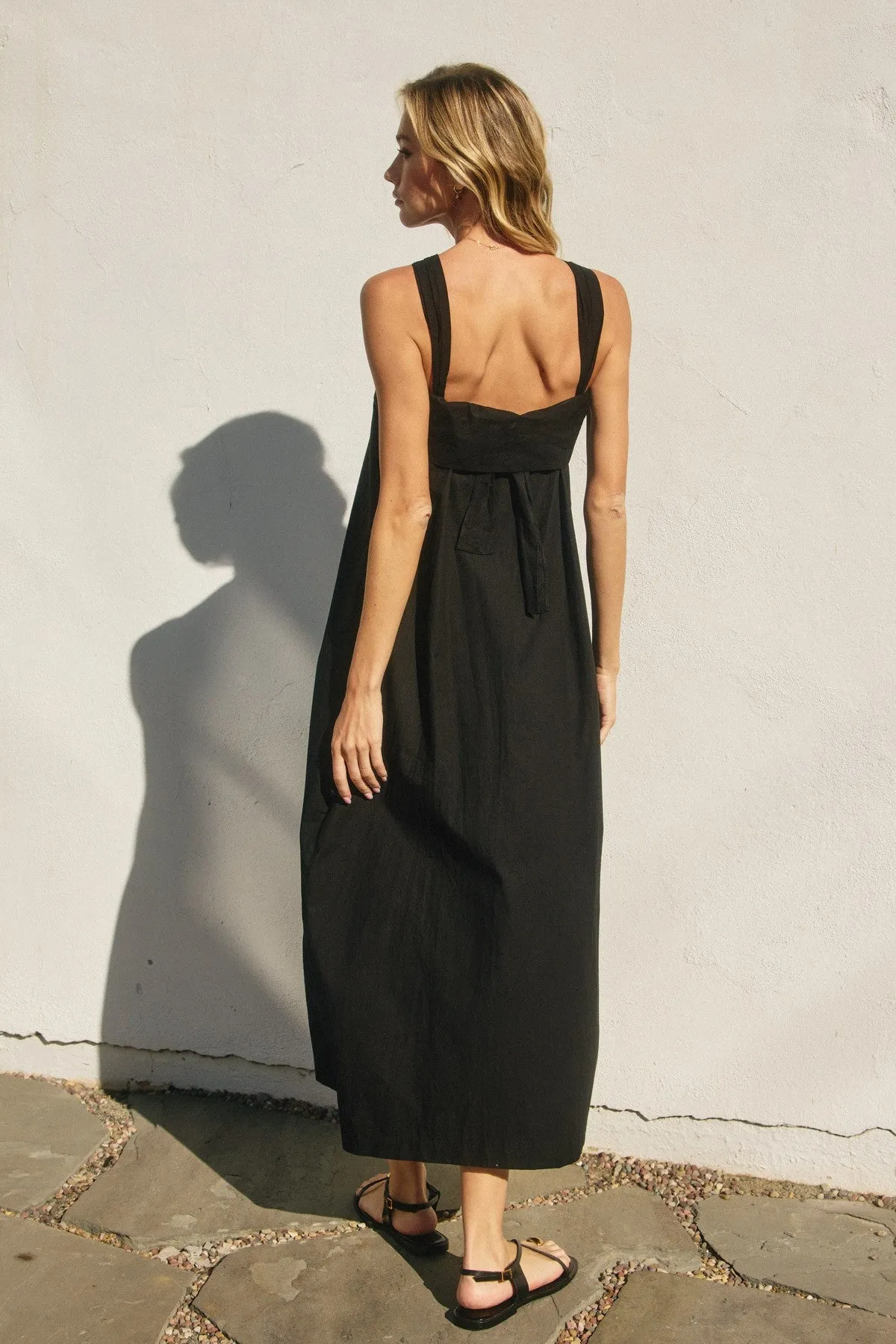 The Angeni Black Halter Maxi Dress sold by Thread & Seed product image thumbnail 4