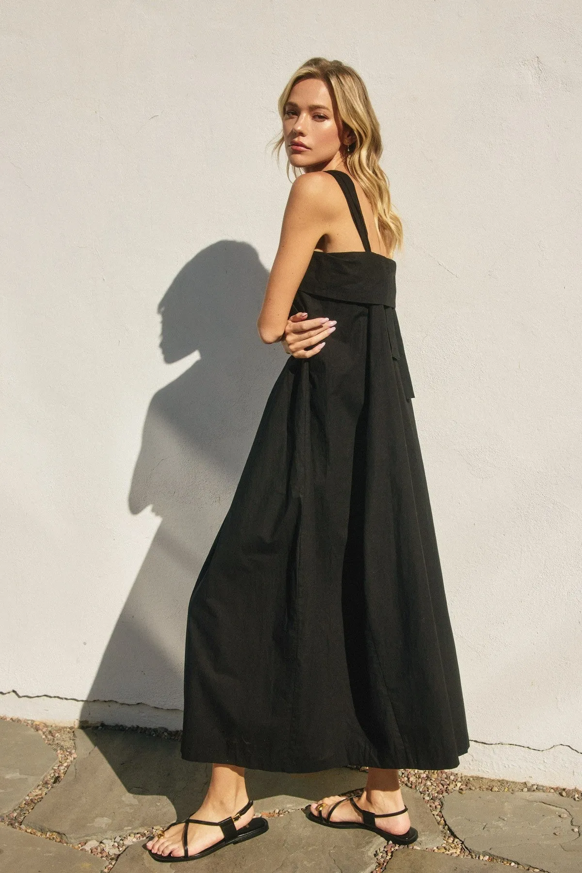 The Angeni Black Halter Maxi Dress sold by Thread & Seed product image thumbnail 3