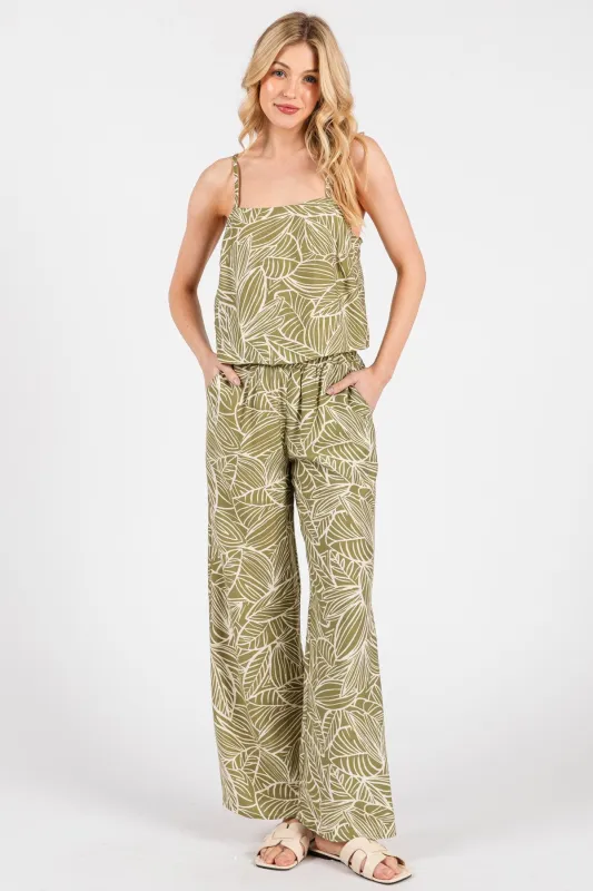 The Kalena Leaf Print Top + Pant Set - Sold Separately sold by Thread & Seed