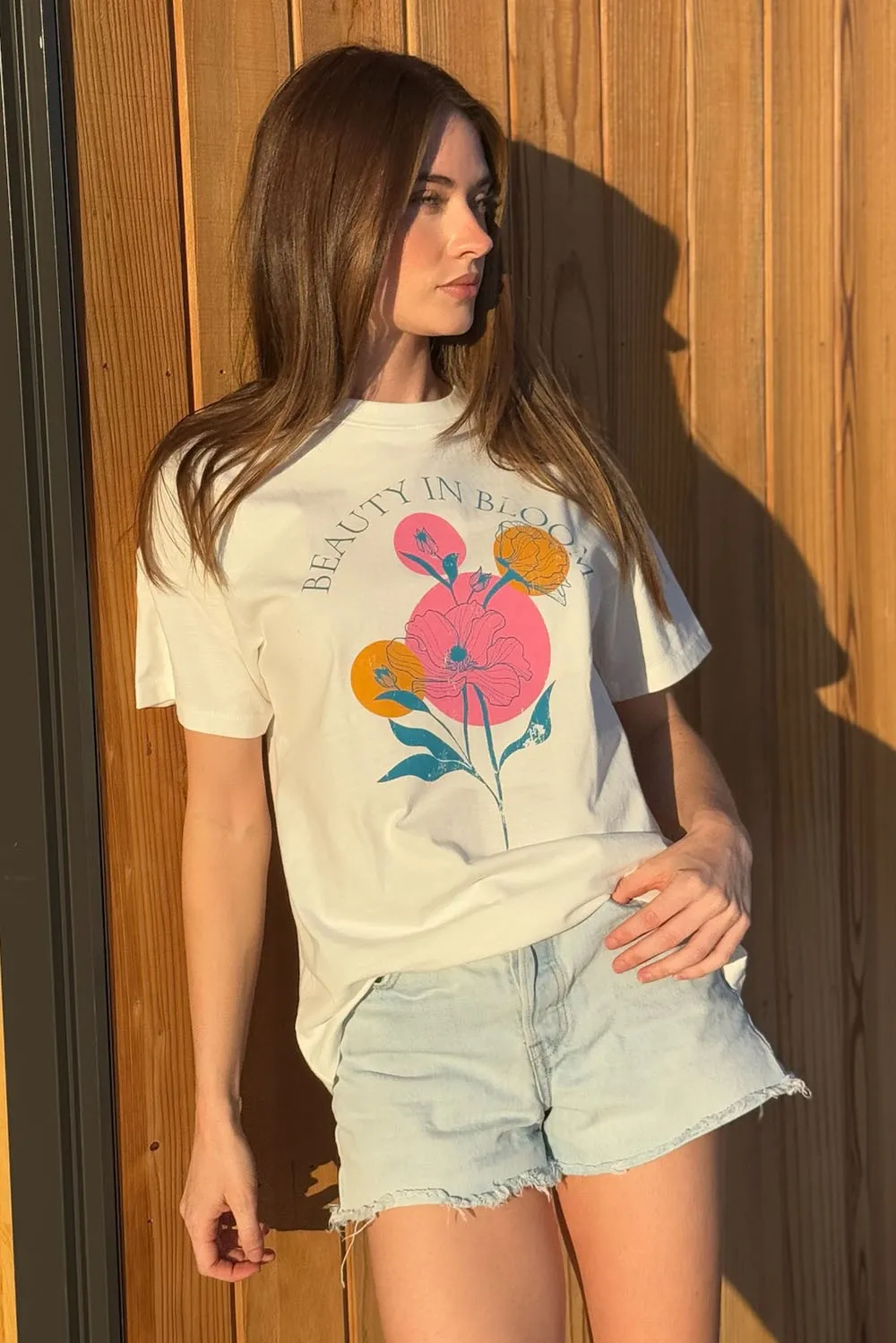 The 'Beauty In Bloom' Graphic Tee sold by Thread & Seed product image thumbnail 3