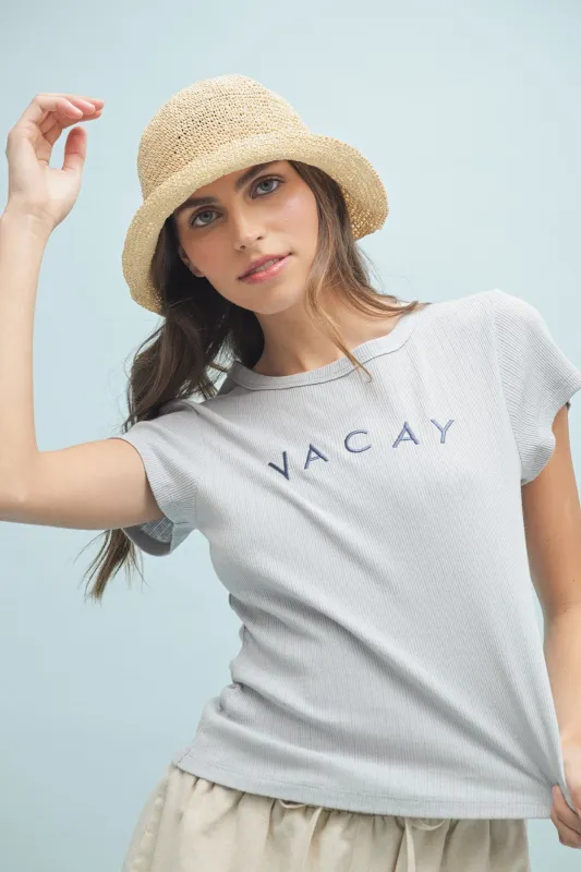 The Mia 'Vacay' Tee sold by Thread & Seed