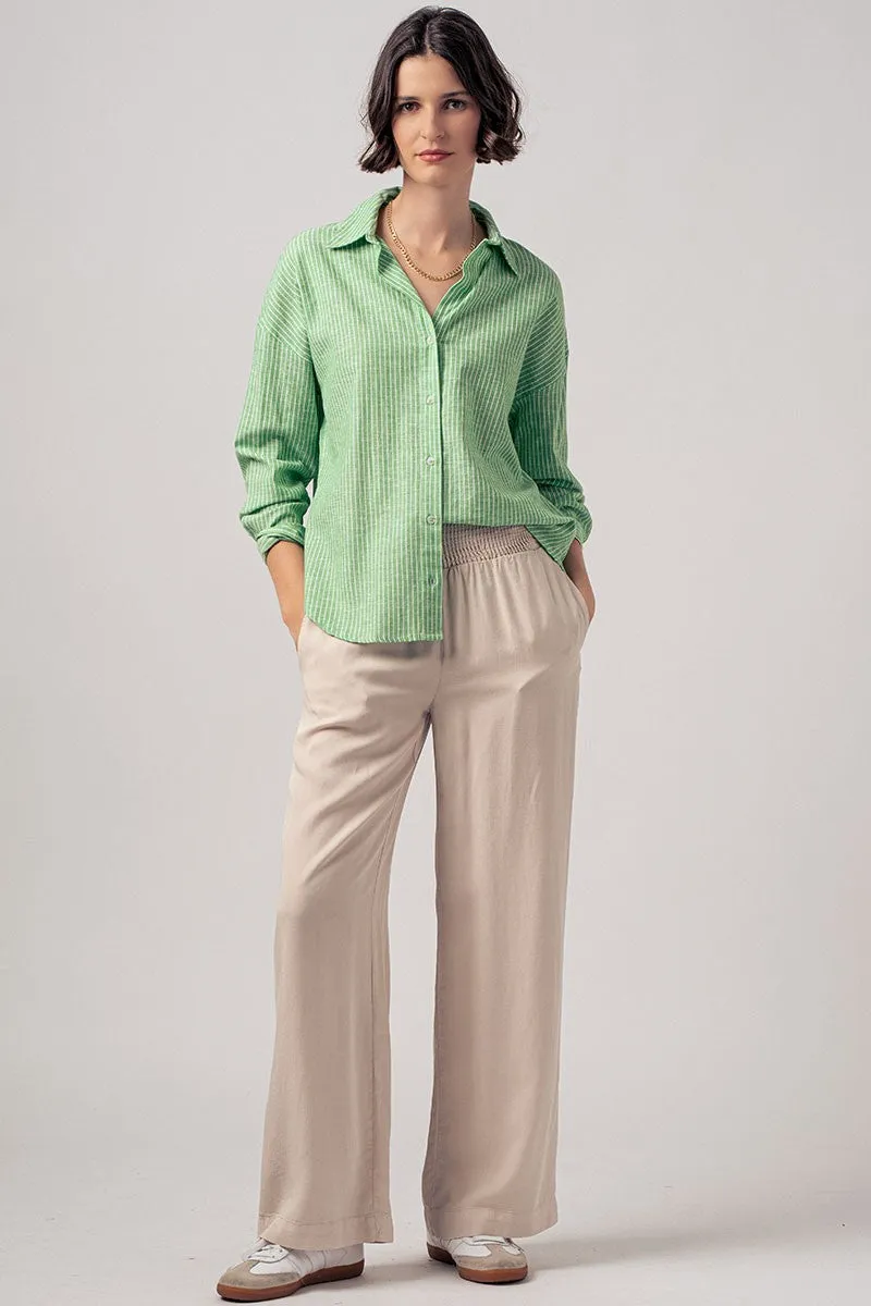 The Mallory Linen Button Down Shirt sold by Thread & Seed product image thumbnail 5