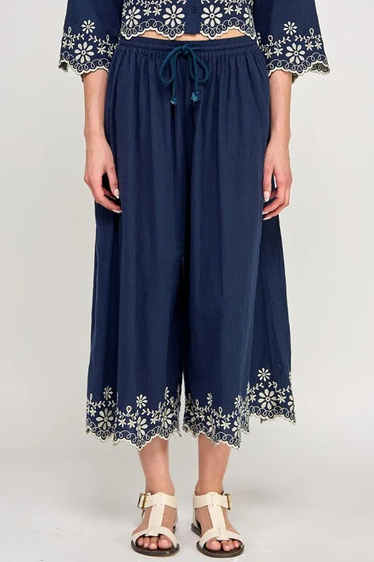 The Naemi Embroidered Hem Shirt + Pants Set - Sold Separately sold by Thread & Seed product image thumbnail 5
