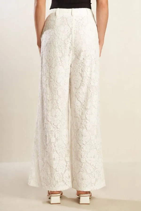 The Camelia Lace Wide Leg Pants sold by Thread & Seed product image thumbnail 4