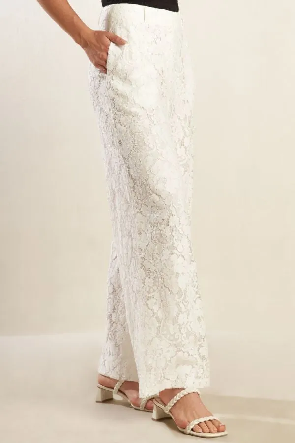 The Camelia Lace Wide Leg Pants sold by Thread & Seed product image thumbnail 3