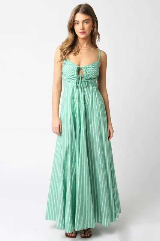 The Sabine Striped Maxi Dress sold by Thread & Seed