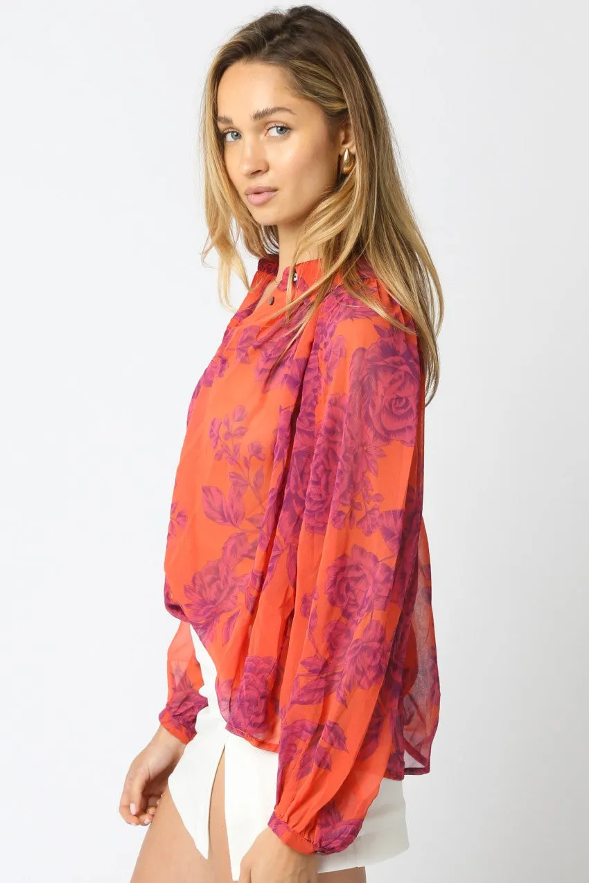 The Rosina Floral Button Down Shirt sold by Thread & Seed product image thumbnail 2