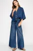 The Casey Denim Top + Pants Set - Sold Separately sold by Thread & Seed