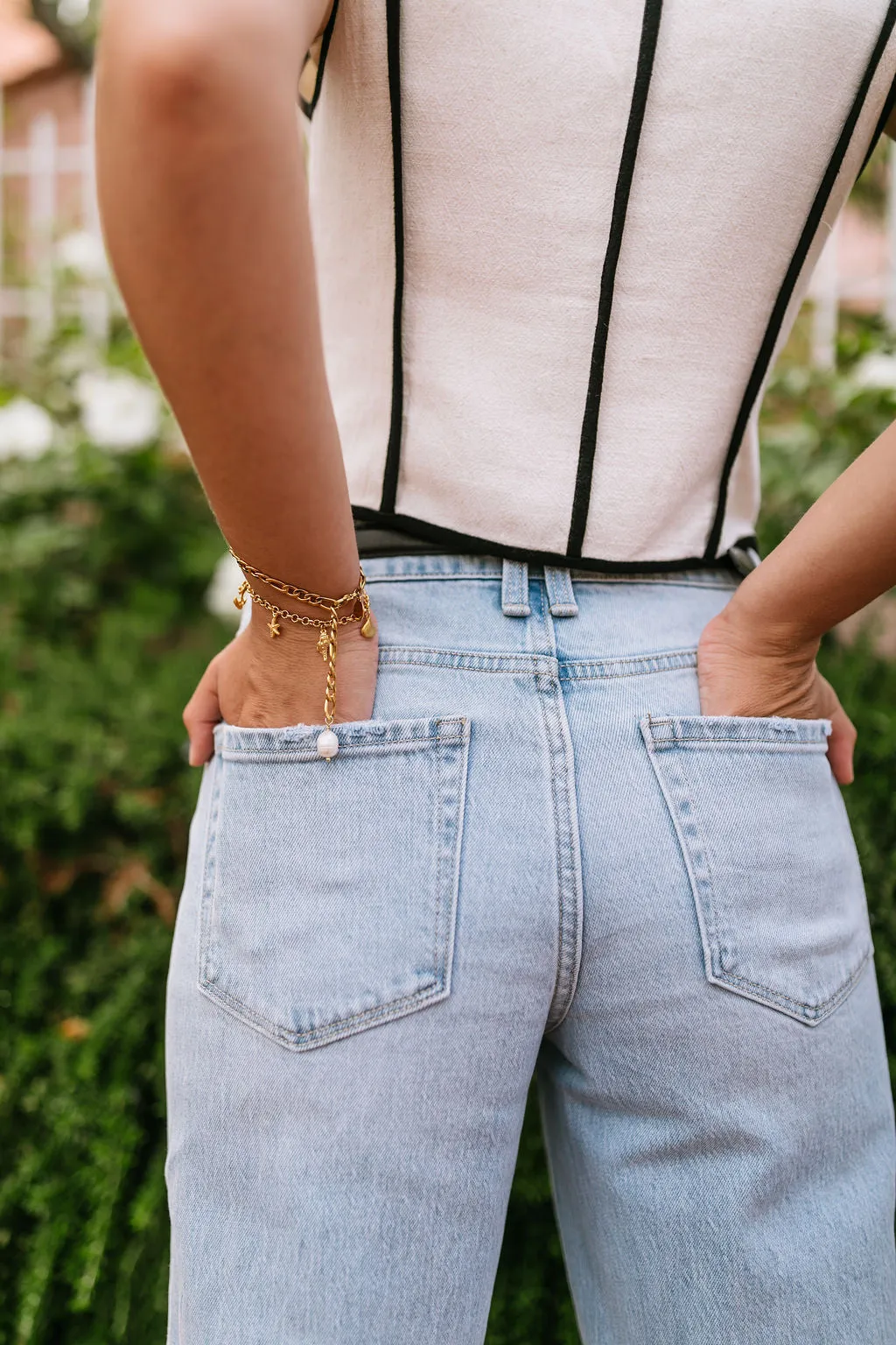 The Frankie Cuffed Wide Leg Jeans sold by Thread & Seed product image thumbnail 2