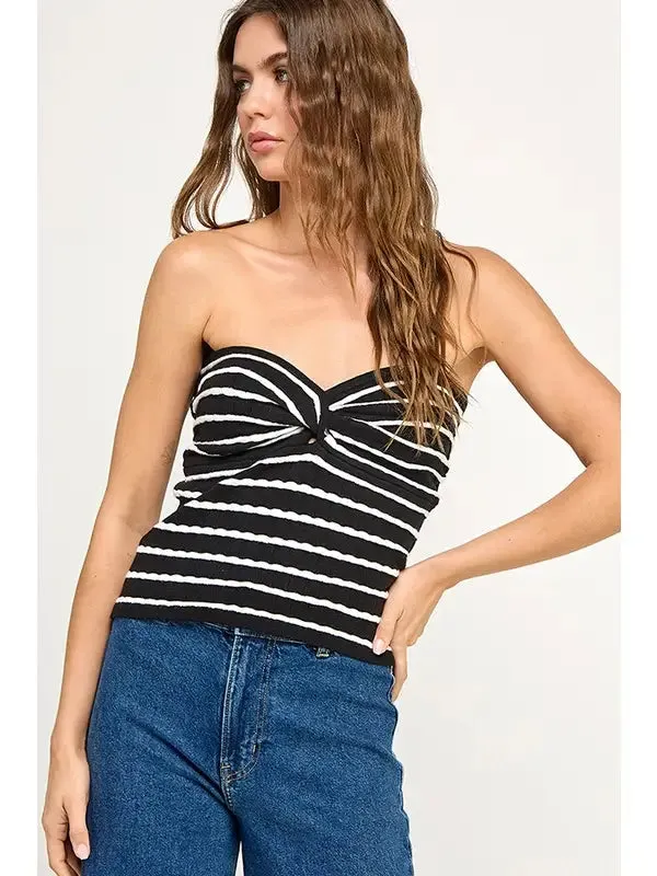 The Alora Striped Tube Top sold by Thread & Seed product image thumbnail 2