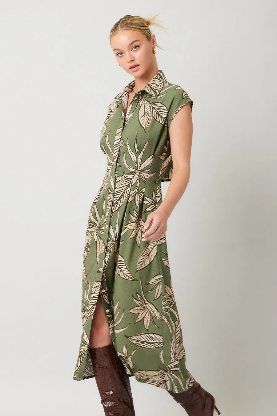 The Maria Cut Out Midi Dress sold by Thread & Seed