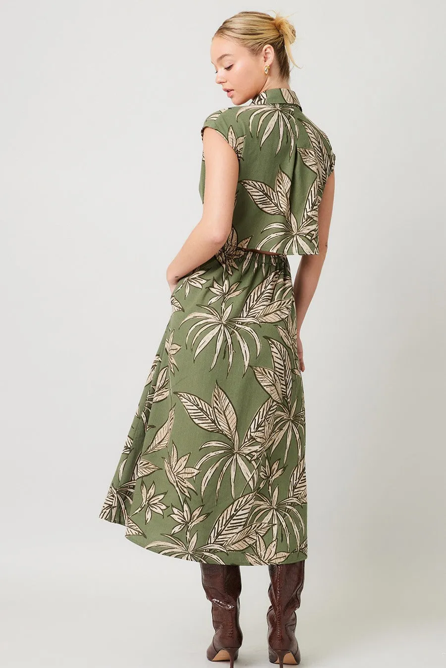 The Maria Cut Out Midi Dress sold by Thread & Seed product image thumbnail 2