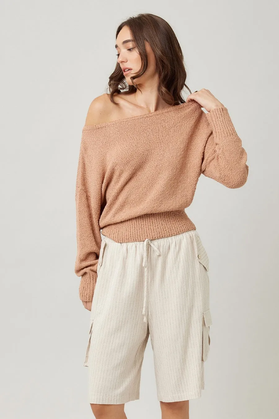 The Whitney Off Shoulder Sweater sold by Thread & Seed product image thumbnail 2