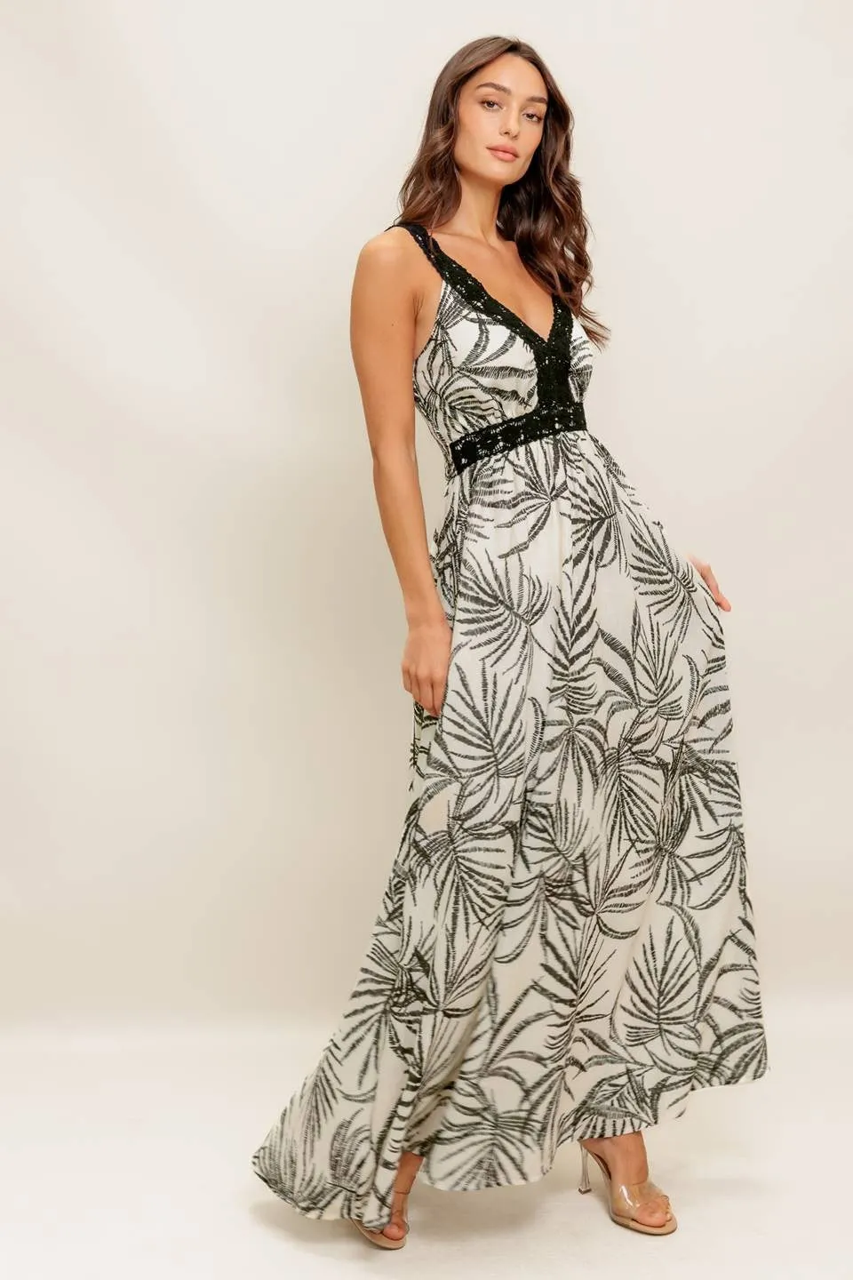 The Calandra Tropical Maxi Dress sold by Thread & Seed product image thumbnail 3