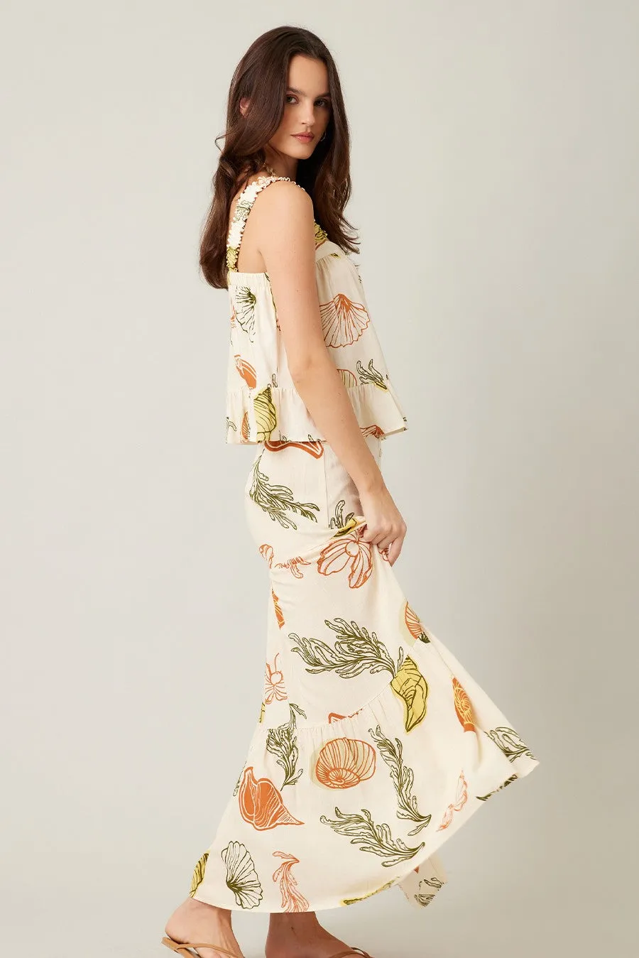 The Cordelia Shell Ruffle Top + Skirt Set - Sold Separately sold by Thread & Seed product image thumbnail 2