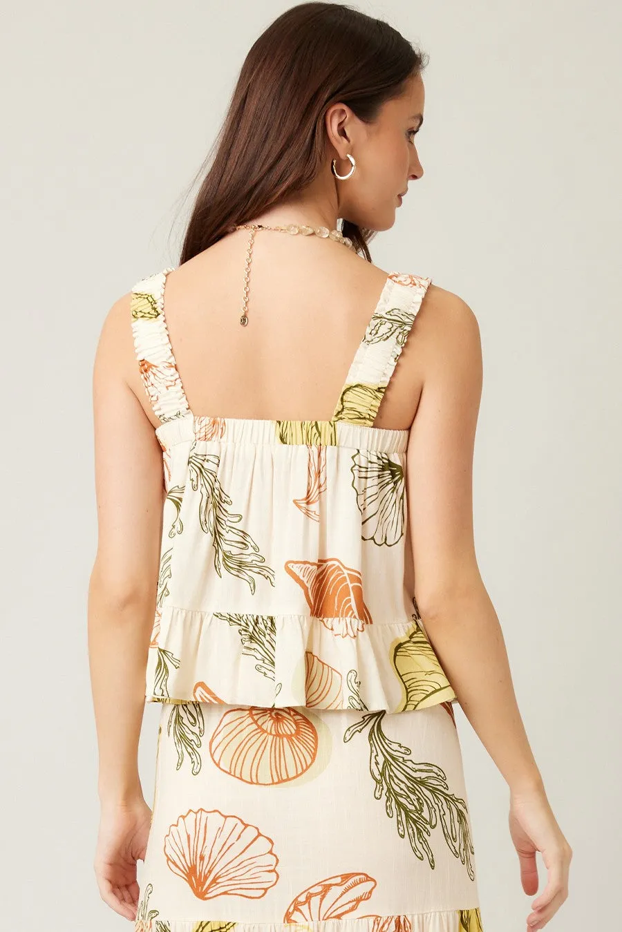 The Cordelia Shell Ruffle Top + Skirt Set - Sold Separately sold by Thread & Seed product image thumbnail 5