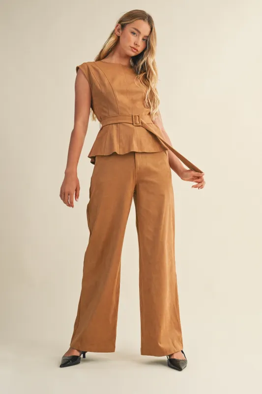 The Darla Suede Top + Pant Set - Sold Separately made by Thread & Seed