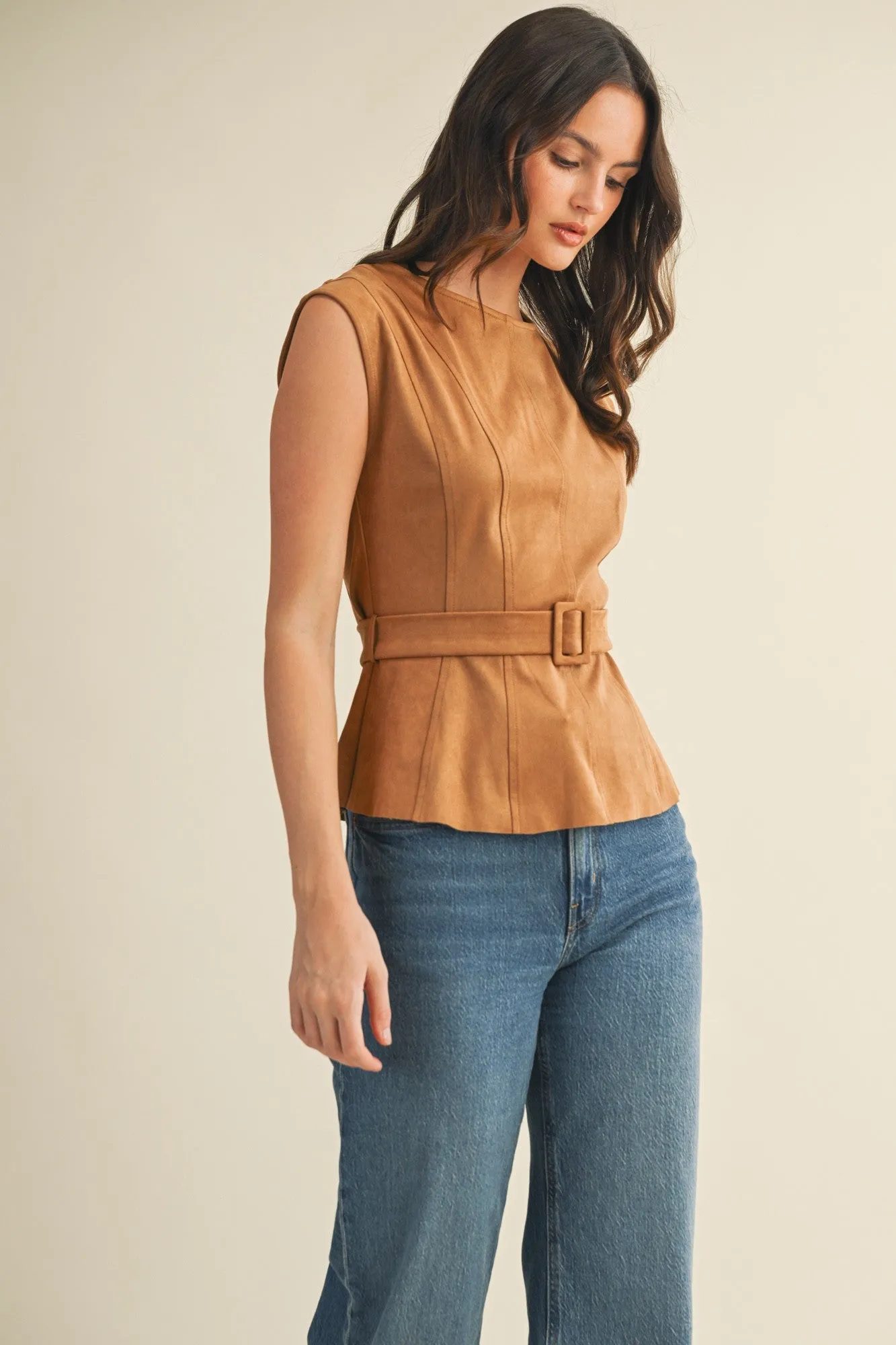 The Darla Suede Top + Pant Set - Sold Separately sold by Thread & Seed product image thumbnail 4