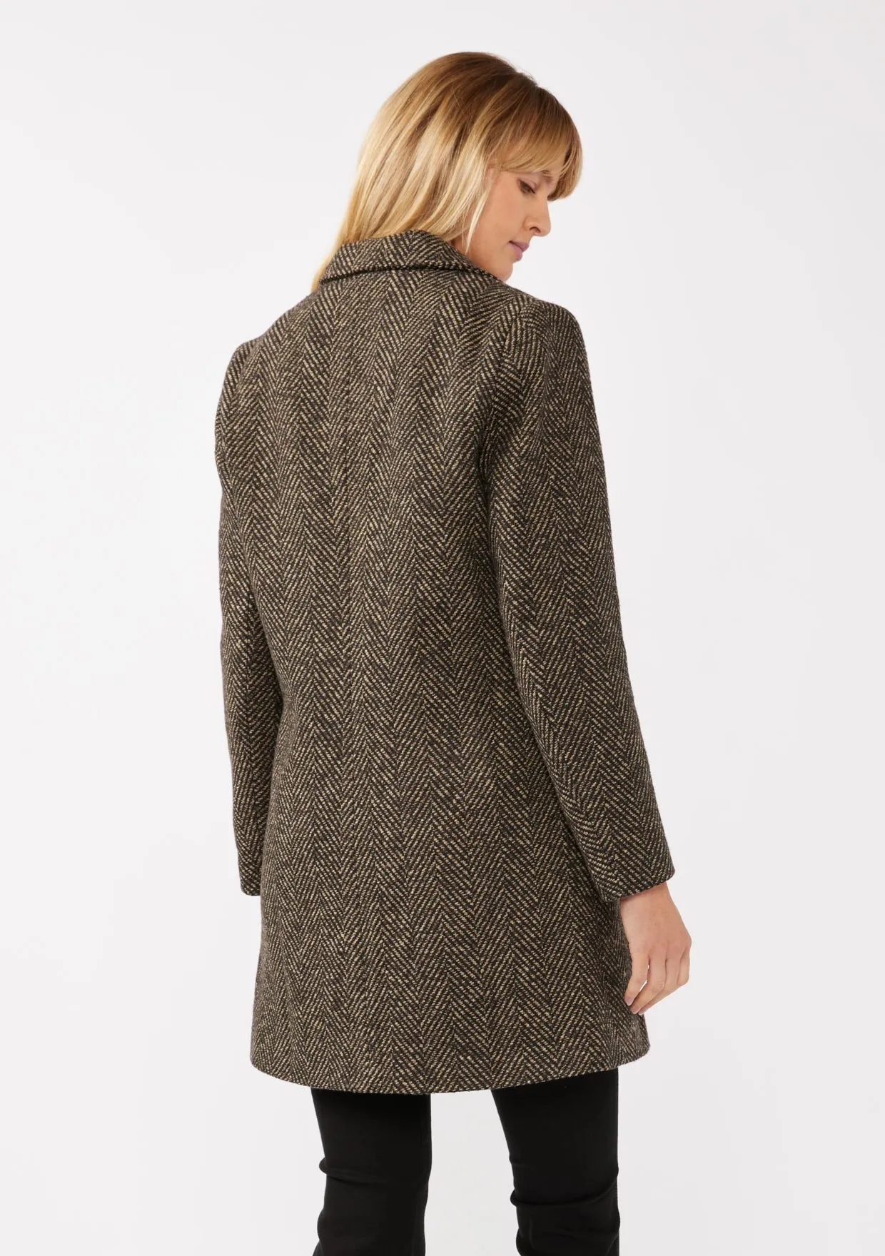 The Sable Chevron Coat sold by Thread & Seed product image thumbnail 2