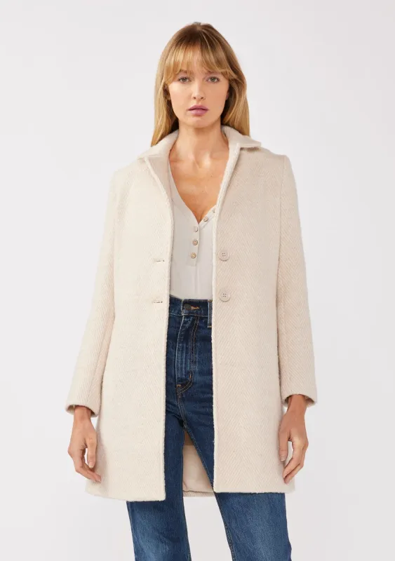 The Valentina Chevron Coat sold by Thread & Seed