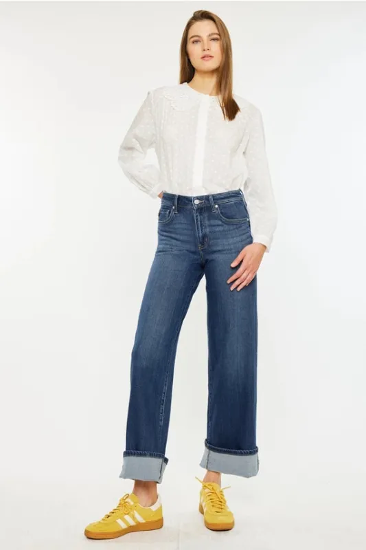 The Hannah Wide Leg Jeans sold by Thread & Seed