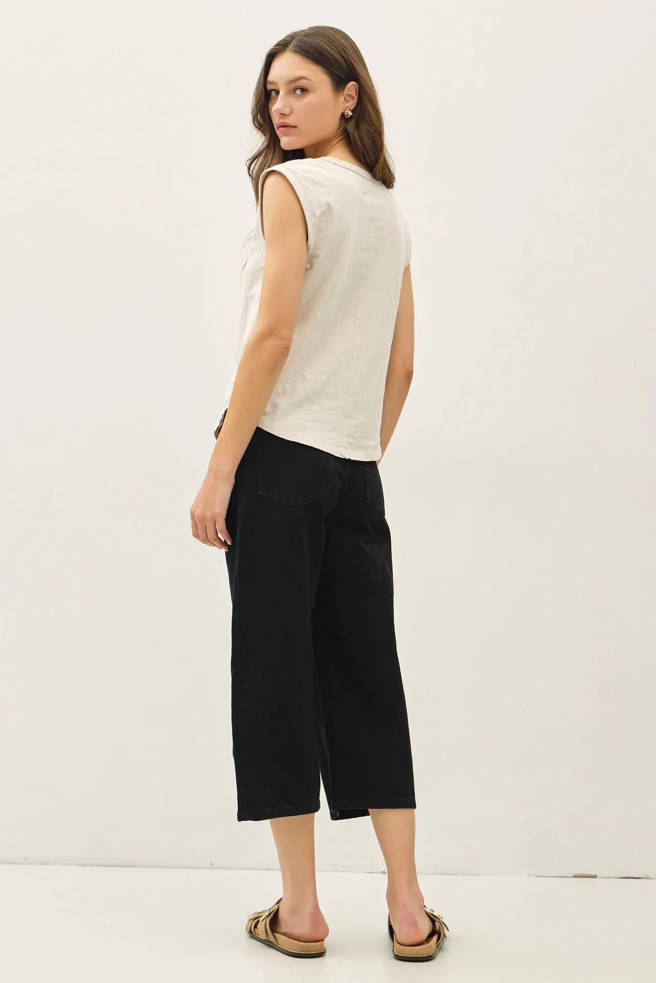 The Sara Stone Cap Sleeve Top sold by Thread & Seed product image thumbnail 2