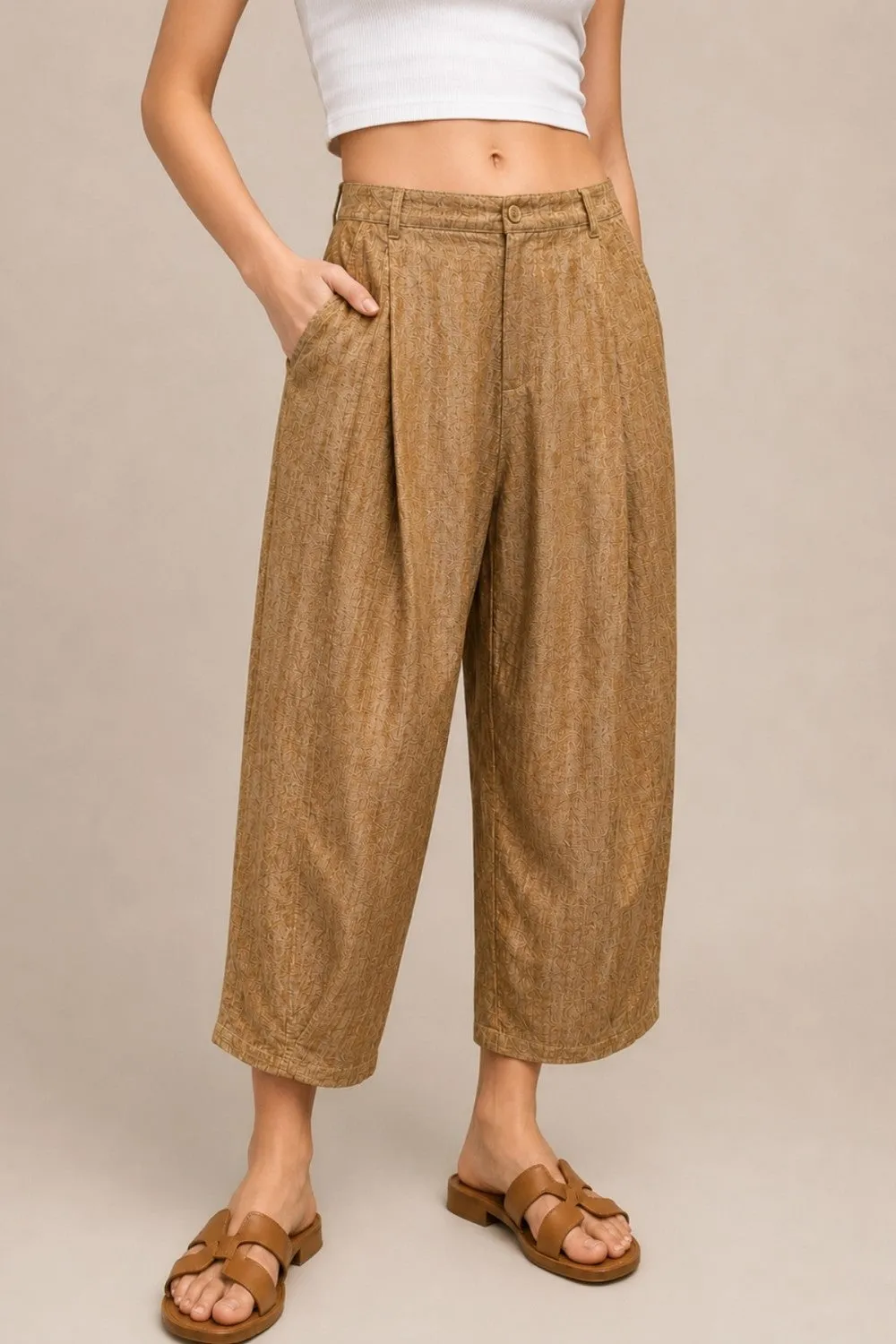 The Tova Brown Top + Pant Set - Sold Separately sold by Thread & Seed product image thumbnail 5
