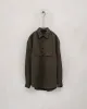 Big Shirt - Cotton/Linen Summercloth, Olive sold by Evan Kinori Mens