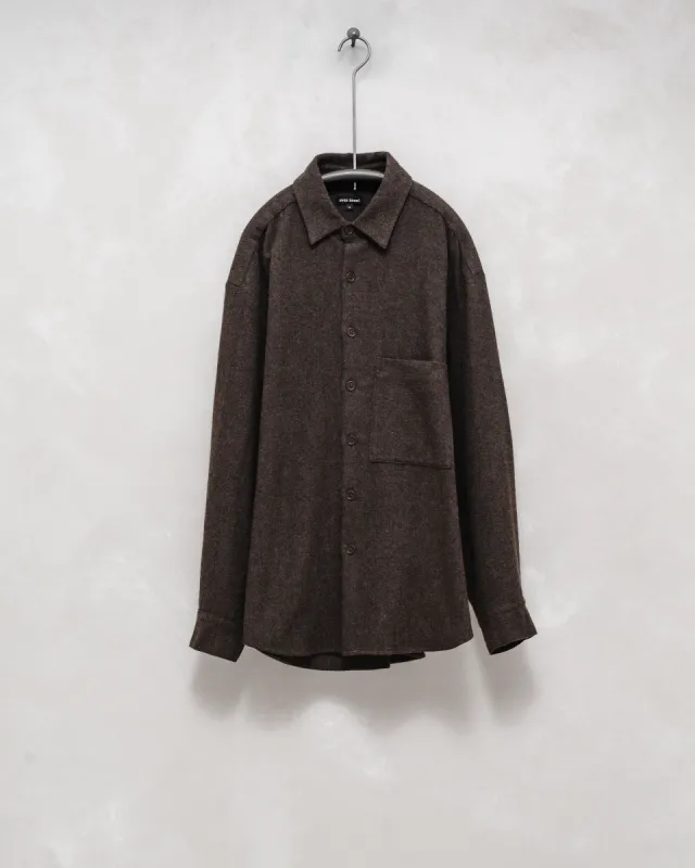 Big Shirt Two - Brushed Cashmere/Cotton sold by Evan Kinori Mens