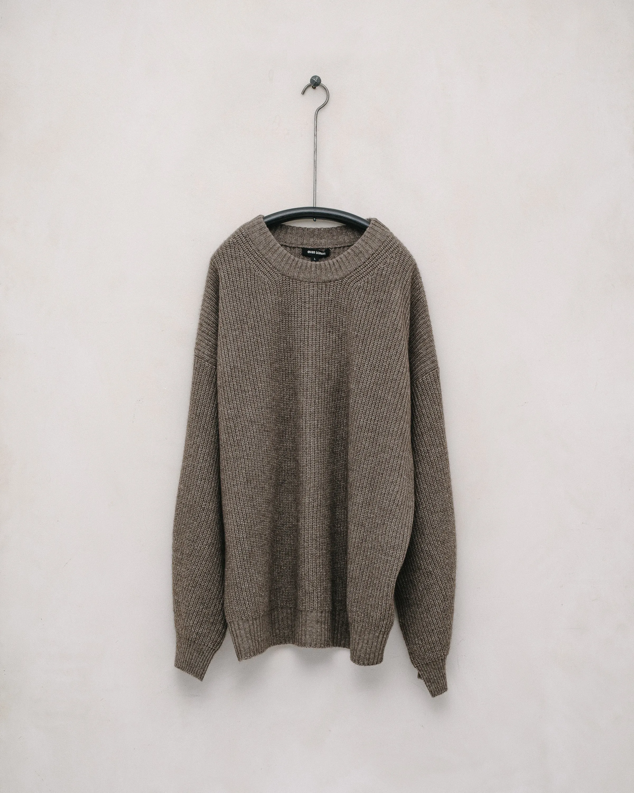 Big Sweater - Yak Wool, Natural sold by Evan Kinori Mens