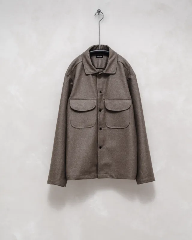 Field Shirt - Wool Flannel sold by Evan Kinori Mens