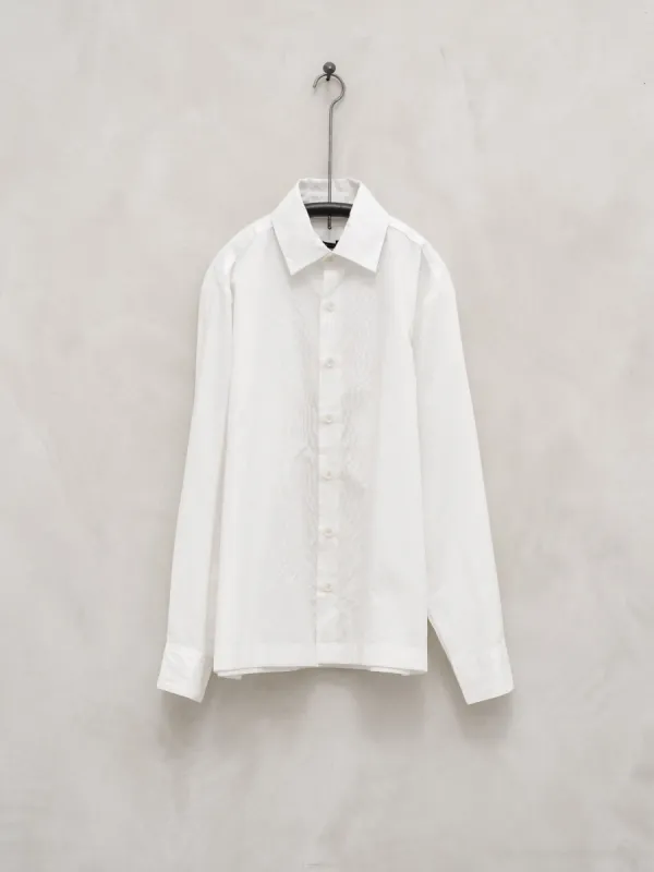 Flat Hem Shirt - Organic Cotton/Hemp Batiste sold by Evan Kinori Mens
