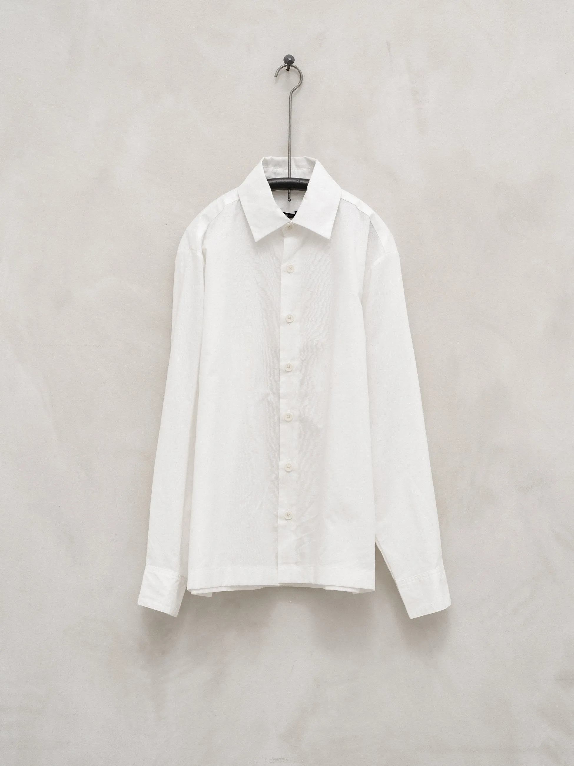 Flat Hem Shirt - Organic Cotton/Hemp Batiste sold by Evan Kinori Mens