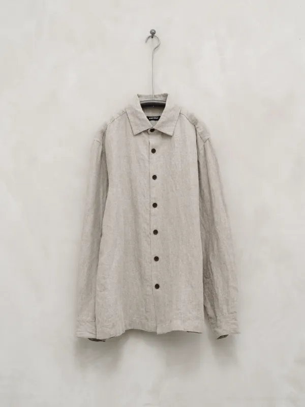 Flat Hem Shirt - Tumbled Hemp sold by Evan Kinori Mens
