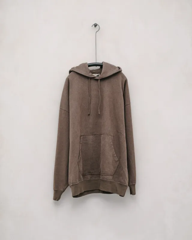 Hooded Sweatshirt - Faded Brown sold by Evan Kinori Mens