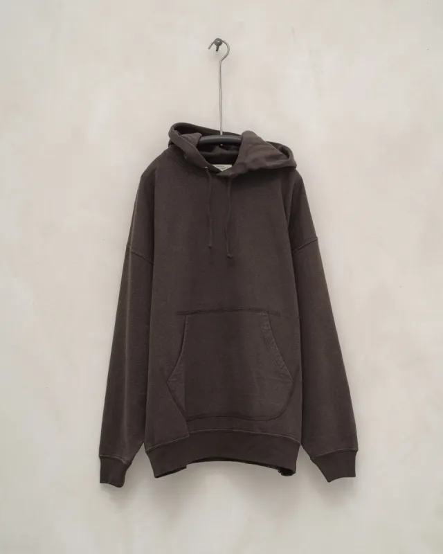 Hooded Sweatshirt - Slate Brown sold by Evan Kinori Mens