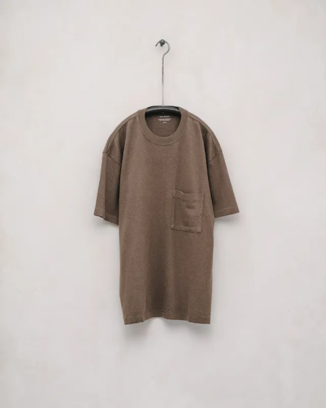 Pocket Tee - Faded Brown sold by Evan Kinori Mens