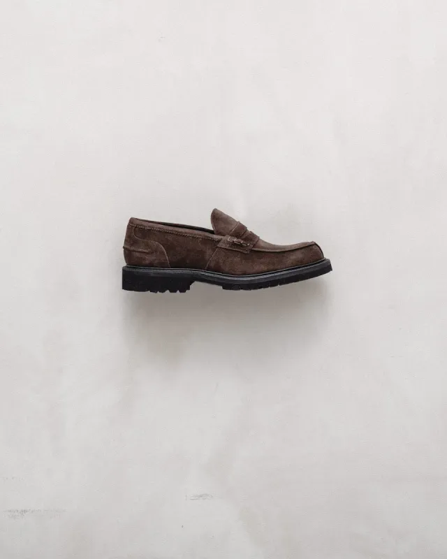 Tricker's Loafer - Cafe Repello Suede sold by Evan Kinori Mens