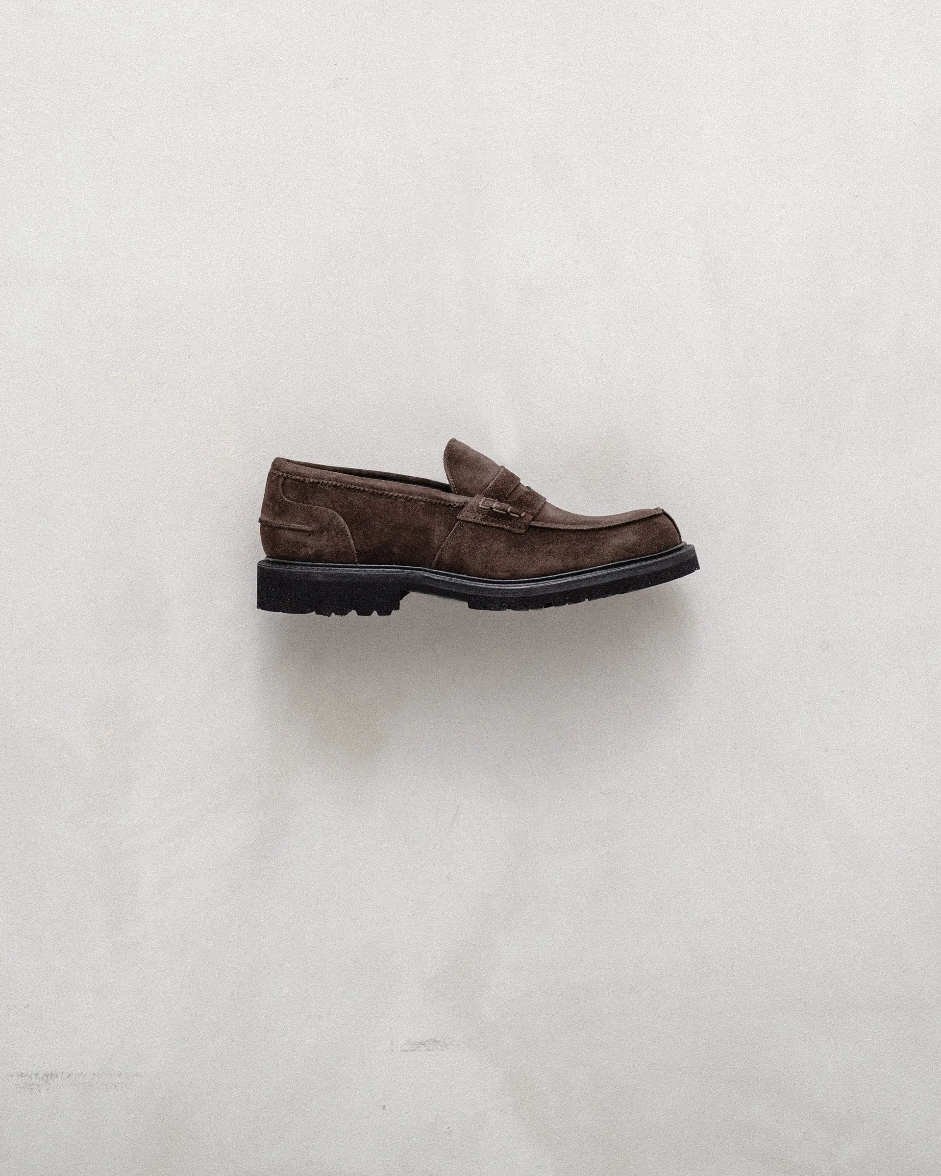Tricker's Loafer - Cafe Repello Suede sold by Evan Kinori Mens