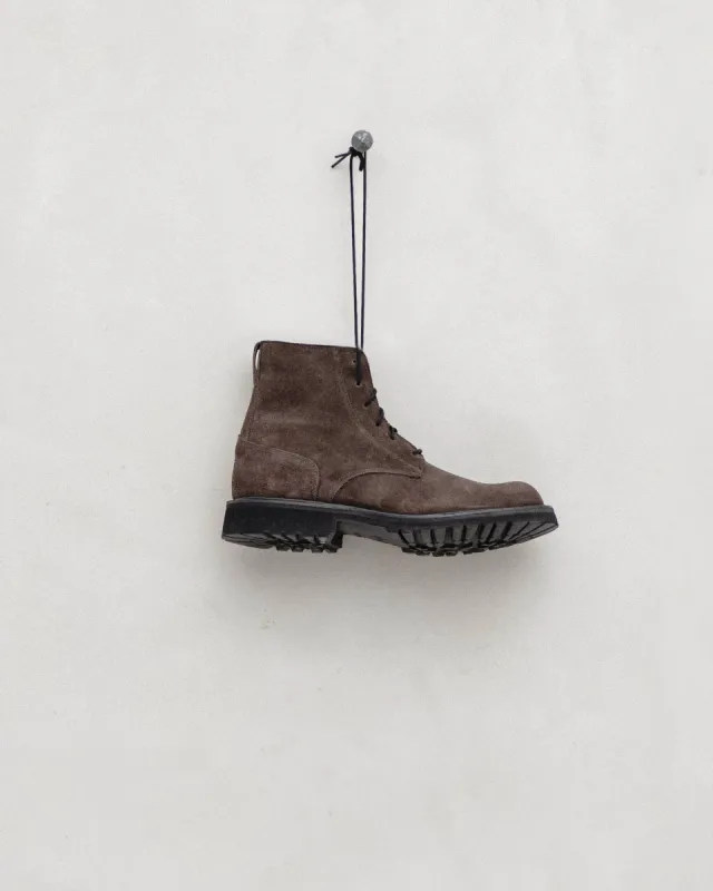 Tricker's Tramping Boot - Cafe Repello Suede sold by Evan Kinori Mens