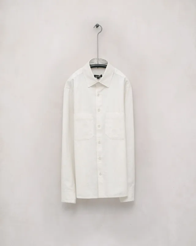 Two Pocket Shirt - Organic Cotton/Hemp Muslin sold by Evan Kinori Mens