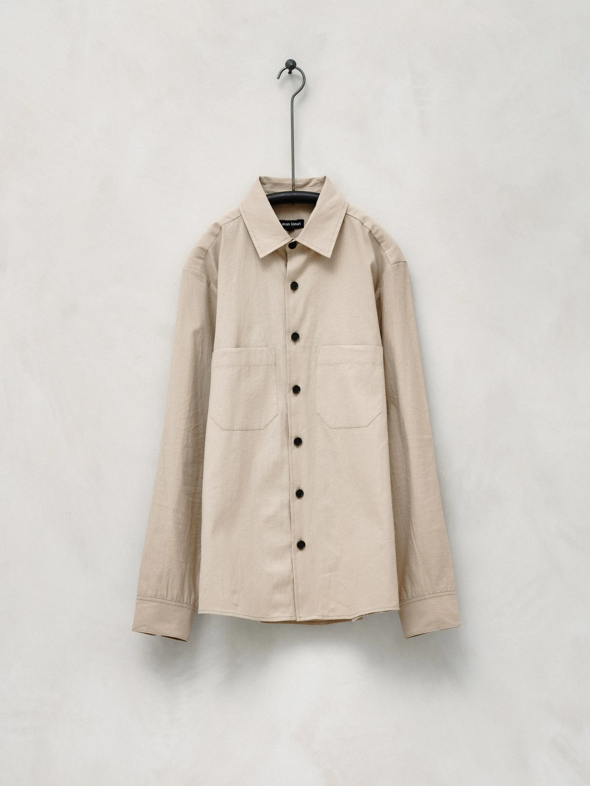 Two Pocket Shirt - Paper/Cotton Broadcloth sold by Evan Kinori