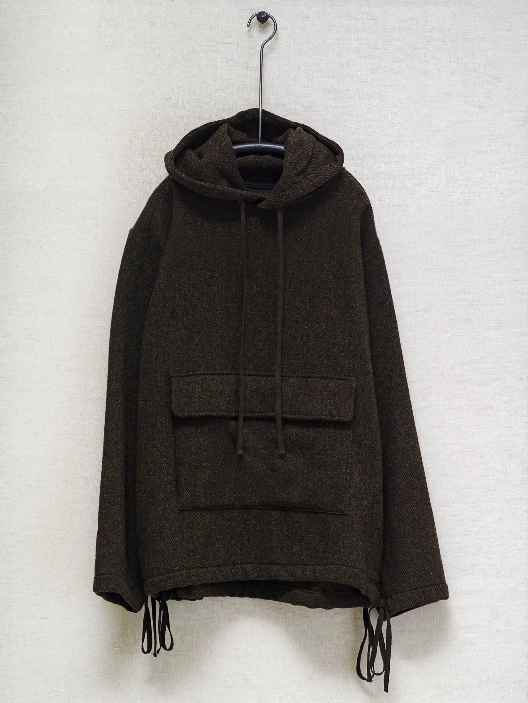 Anorak - Brushed Wool Twill sold by Evan Kinori Mens