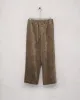 Elastic Pant - Natural Dye Cotton/Hemp Corduroy, Gallnut/Iron sold by Evan Kinori Mens