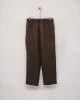 Elastic Pant - Undyed Alpaca Houndstooth, Brown sold by Evan Kinori Mens